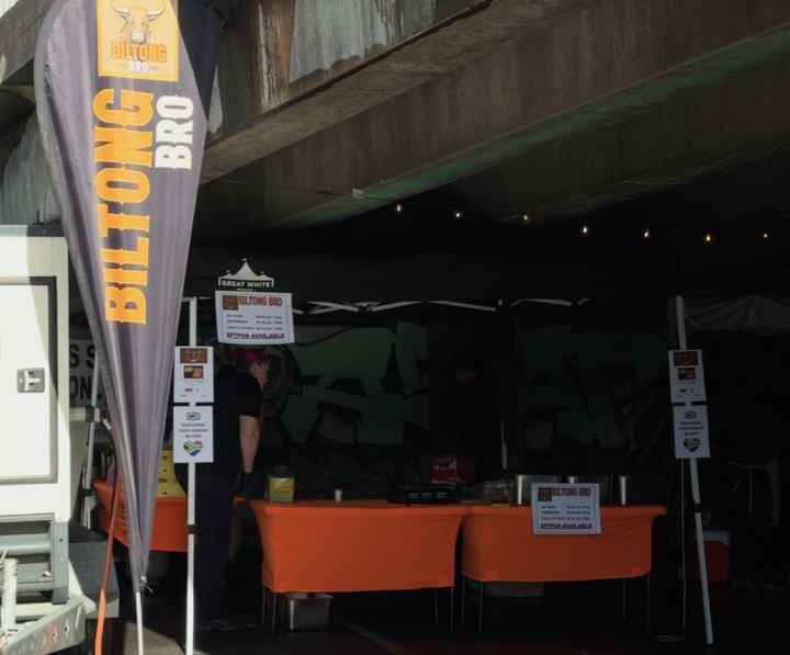 The Biltong Bro stall at Riverside Market